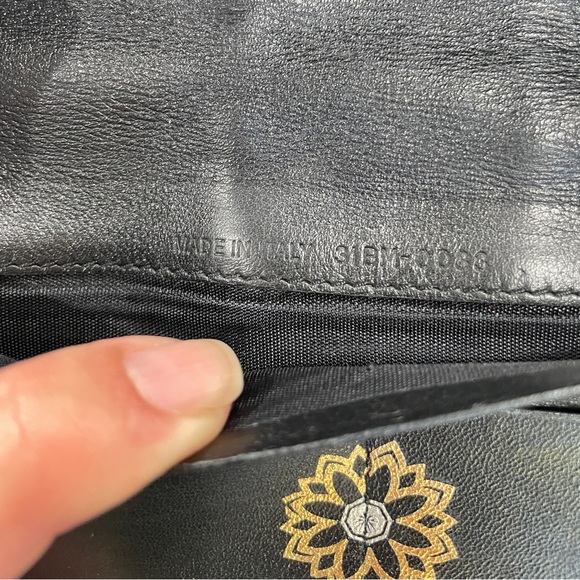Christian Dior black calf leather and corset style wallet! Do not miss this! - Picture 8 of 15